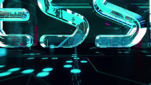 Futuristic Digital Technology Corporate Business Title Sequence