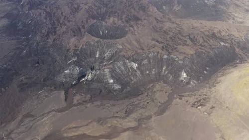 Ash Covering this Glacier, Icelandic Volcanic Area