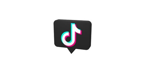 Icono de TikTok 3D