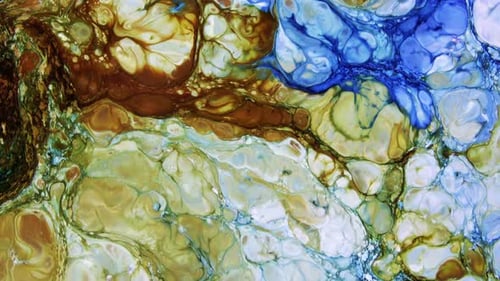 Diffusion abstrakter Farben