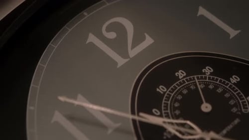 Nahaufnahme des Uhr-Details