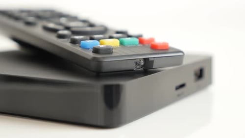 Streaming Device and Remote Close Up