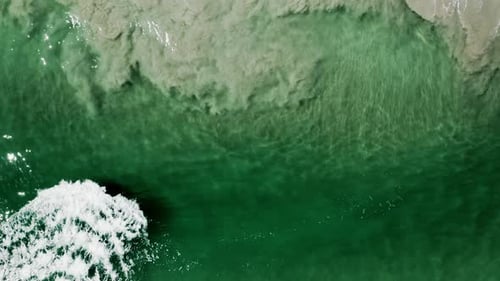 Crystal Clear Water and White Washed Waves