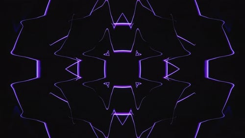 Abstract Arrows Blau und Lila Flash Kaleidoskop Vj Loop