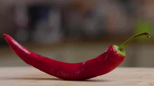 Close Up of a Red Chili Pepper