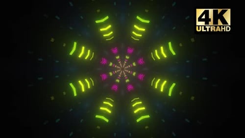 5 bunte VJ-Loop-Packungen