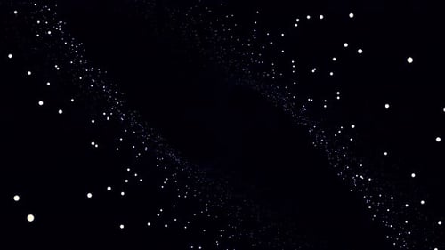 Abstract Flowing Particle Trails Background