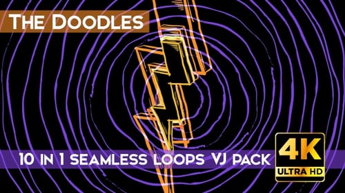 The Doodles VJ Loops Pack