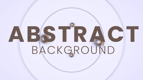 Abstract 3D Spheres Dynamic Motion Logo Reveal