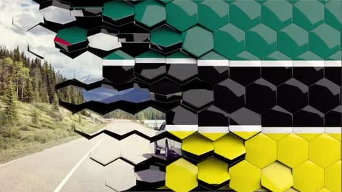 Modern Hexagon Tile Reveal Transition