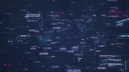 Loop Background with Hud and Elements