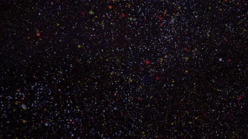 Paillettes sur fond noir