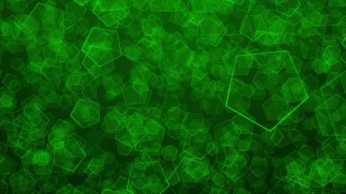 Abstract Green Geometric Network Loop Background