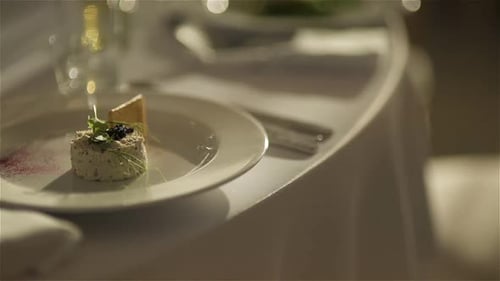 Close Up of Appetizer on Plate