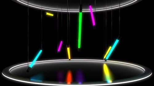 Lights Stage Background Loop 4K