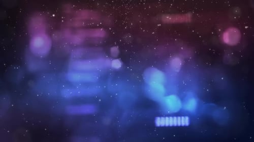 Bokeh Lights Particles Background