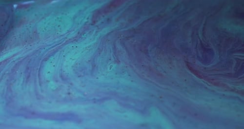 Abstract Fluid Motion Background in Blue, Teal, and Purple