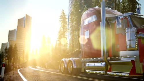 Truck on the Road