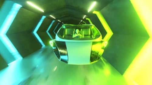 Piloter un robot au volant d'une voiture futuriste
