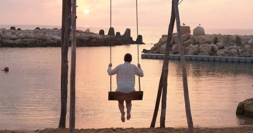 Summer Resort Outdoor on Swing