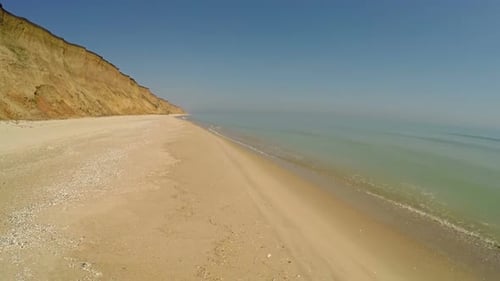 Empty Beach Luftaufnahme