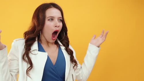 Perfect Surprise Great Opportunity Impressed Woman