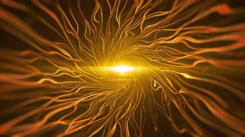 Gold Vortex Abstract Background