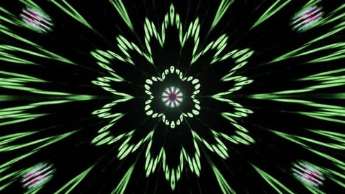Abstrakte geometrische Animationen. Neonlichter Loop in der Lage Musik-Hintergrund.