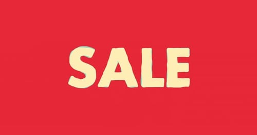 Dynamic Animated SALE Text for Promotions and Marketing