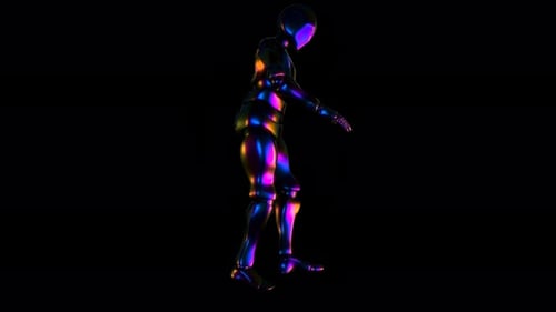 Roboter Dance 4k