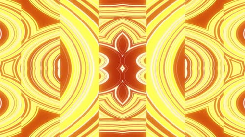 Golden Abstract Background Vj Loop 4K