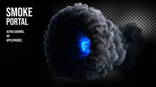 3d Smoke Portal 4K