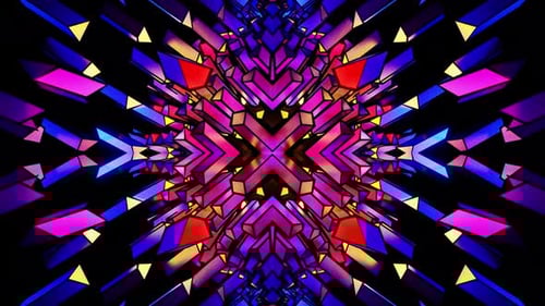 Neuer mehrfarbiger Vj Loop Equalizer-Hintergrund 4K