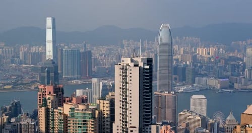 Victoria Harbor, Stadt Hongkong