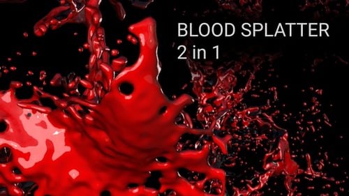 Dynamic Realistic Blood Splatter Overlay Animation Set
