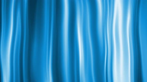 Abstract Blue Fluid Light Waves Background Loop