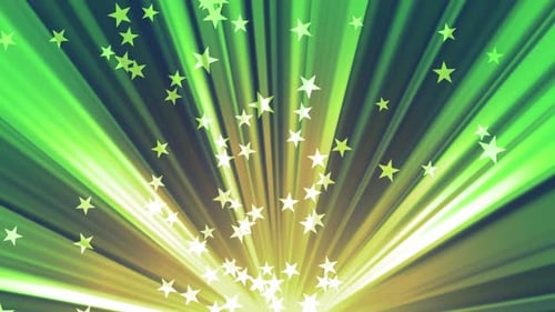Green Rising Stars and Rays