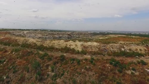 City Dump on the Hill from Bird's-eye View