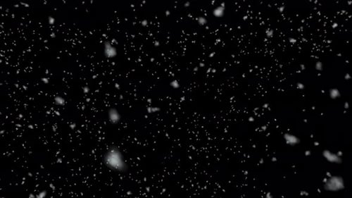 Animated Falling Snow Particles Seamless Loop