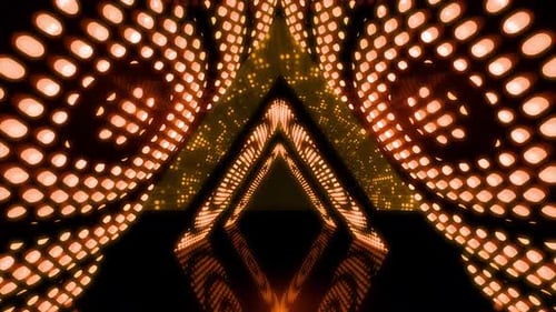 Lichtfarbe VJ Dreiecksbirne Tunnel 4K
