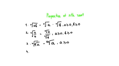 Propiedades de Nth Root