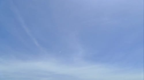 Time lapse of white cloud moving pass around sky background