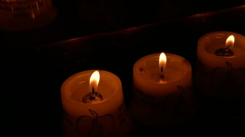 Burning Candles - Berlin Church