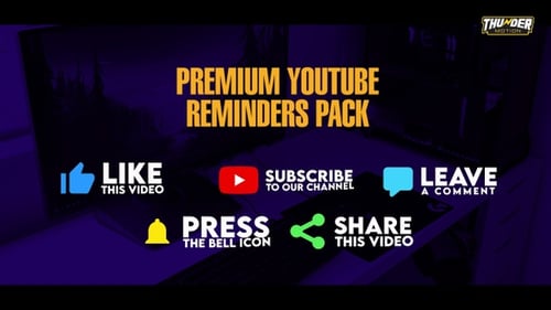 Paquete de recordatorios premium de YouTube