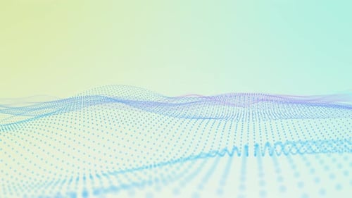 Abstract Particle Wave Technology Background Loop