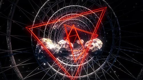 Vj Triangle Space 4K