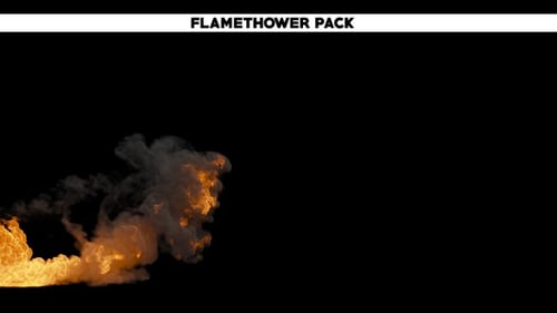 Realistic Fire and Smoke VFX Overlays