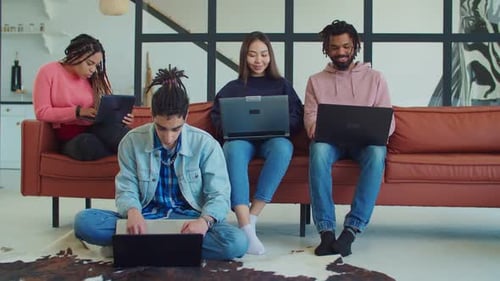 International Diverse Students Studying Together