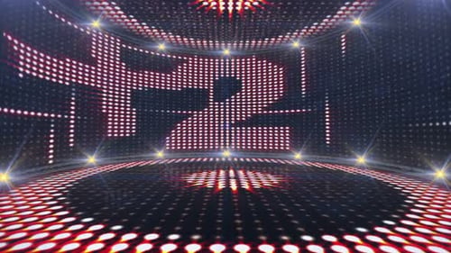 LED Lights Monitors Countdown