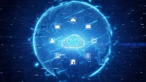 Global Cloud Computing Network with Digital Data Connections